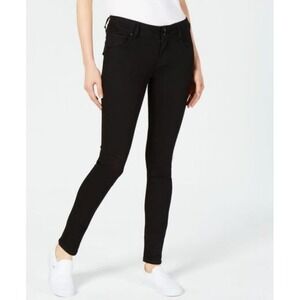 Hudson Women's Black Collin Midrise Skinny Jeans Size 24 NWOT